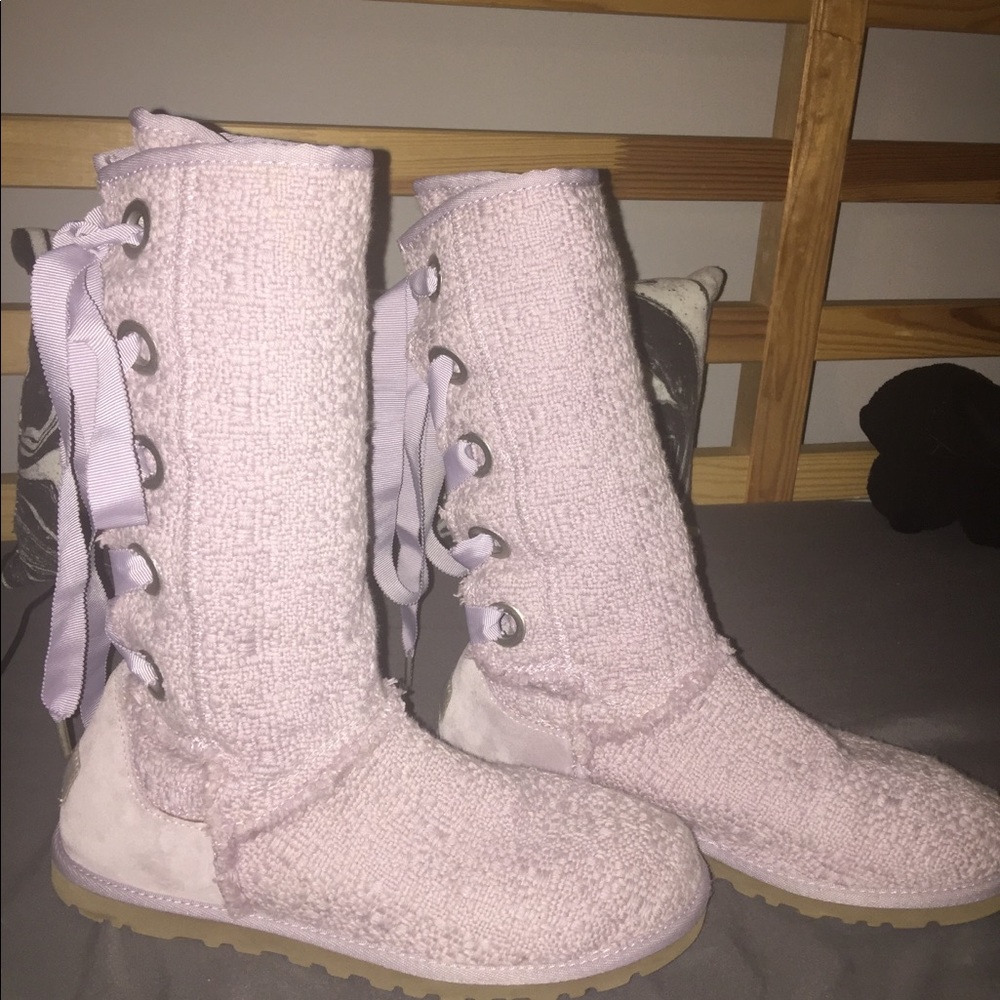 Ugg heirloom lace up boots
